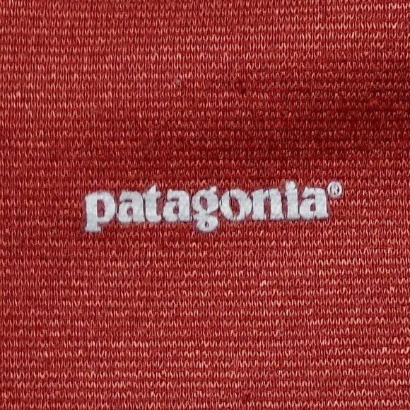 *READ* Patagonia Capilene 1/4 Zip Rust Orange Pullover Base Layer - Men's Large - Picture 3 of 13